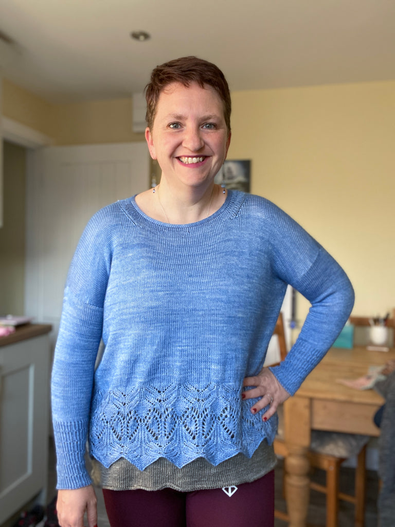Project report: Catechu; a lace sweater in Titus 4ply