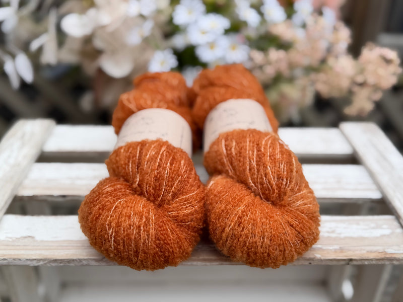 Brimham Boucle (lace) in Rust (Dyelot 050826)