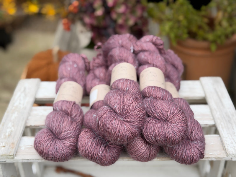 Keld Aran in Heliotrope (Dyelot 100926)