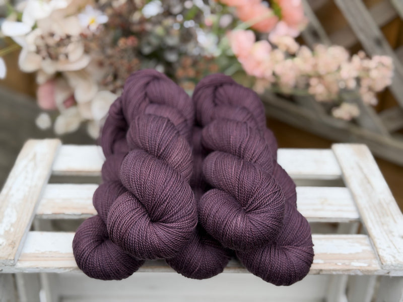 Brimham 4ply High Twist in Black Magic Rose (Dyelot 210726)
