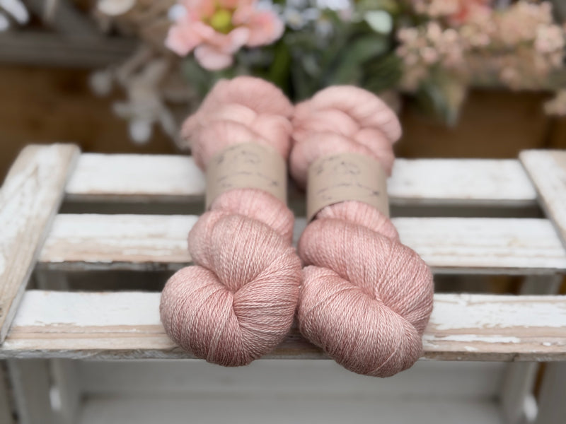 Titus Lace in Rambling Rose (Dyelot 240726)