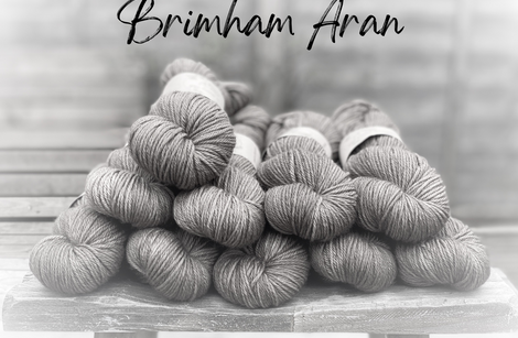 Dyed-to-order sweater quantities - Brimham Aran (85% superwash merino/15% nylon) hand dyed to order