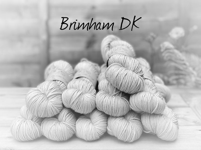 Dyed-to-order sweater quantities - Brimham DK (85% superwash merino/15% nylon) hand dyed to order
