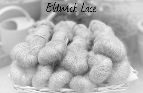 Dyed-to-order sweater quantities - Eldwick Lace (72% superkid mohair/28% silk) hand dyed to order