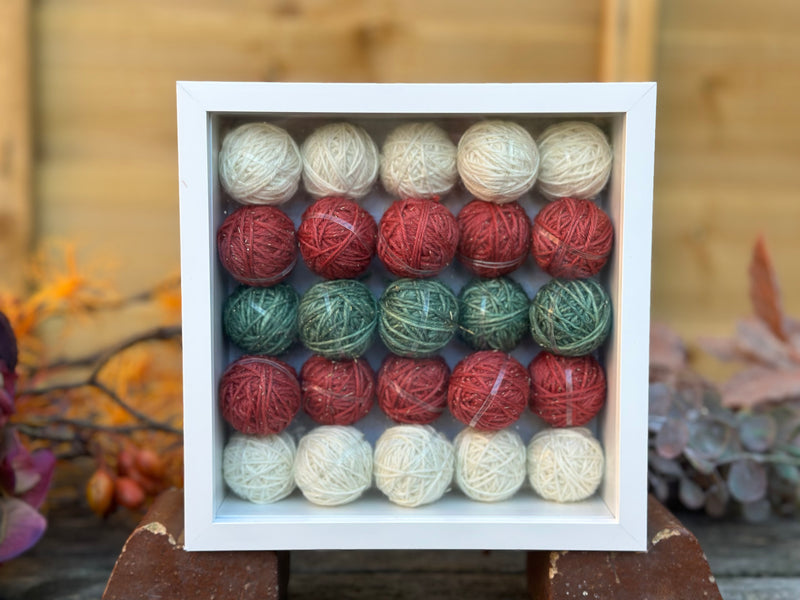 Yarnling™️ Emergency Stash Box - Festive Stripes