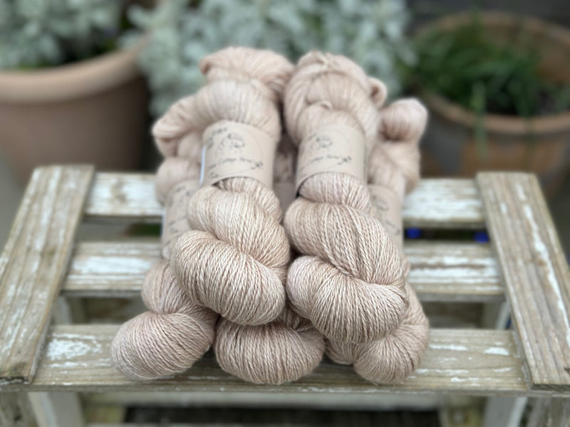 Keld Twist in Driftwood (dyelot 030425) - superwash merino/linen 4ply