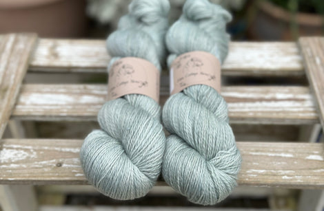 Keld Twist in Robin Egg (dyelot 030425) - superwash merino/linen 4ply