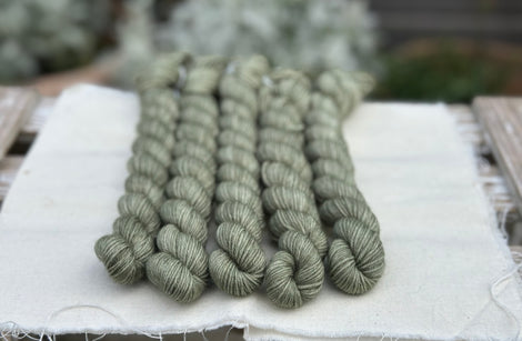 Brimham 4ply 20g Mini Skein in Ivy (Dyelot 041124)