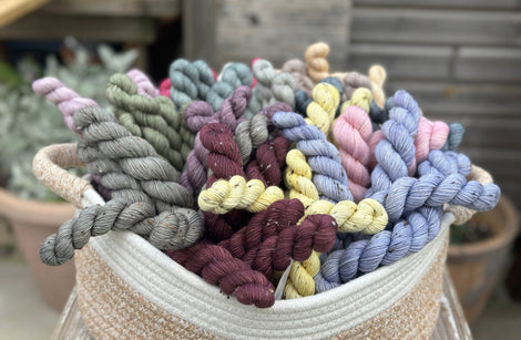 Mini skein (4ply/fingering weight) lucky dip selection