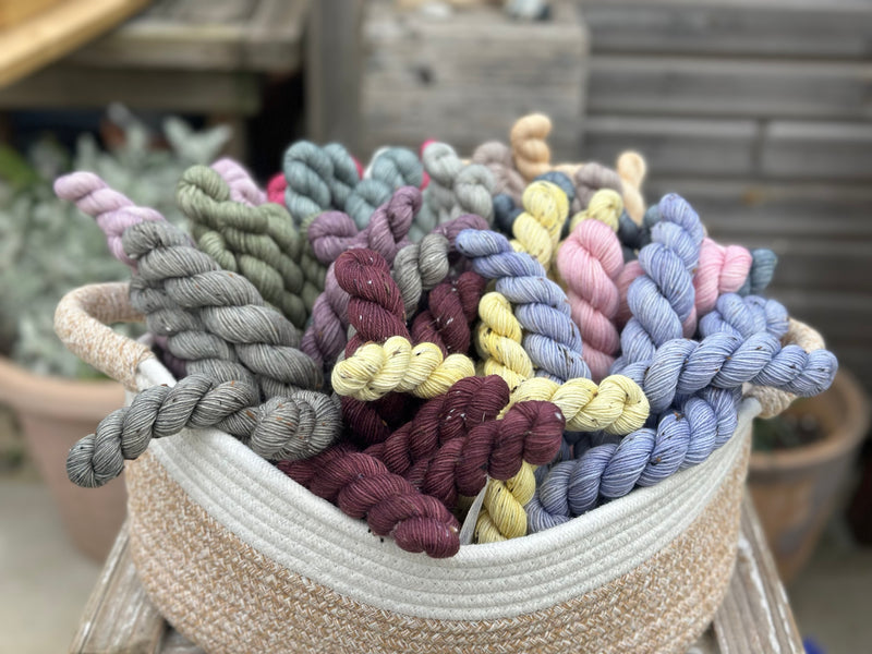 Mini skein (4ply/fingering weight) lucky dip selection