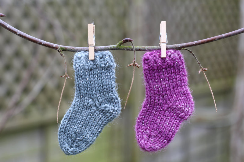 Teeny Tiny Socks knitting pattern: Digital Download