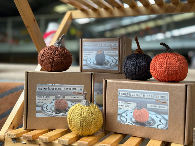 Munchkin Pumpkin knitting kit