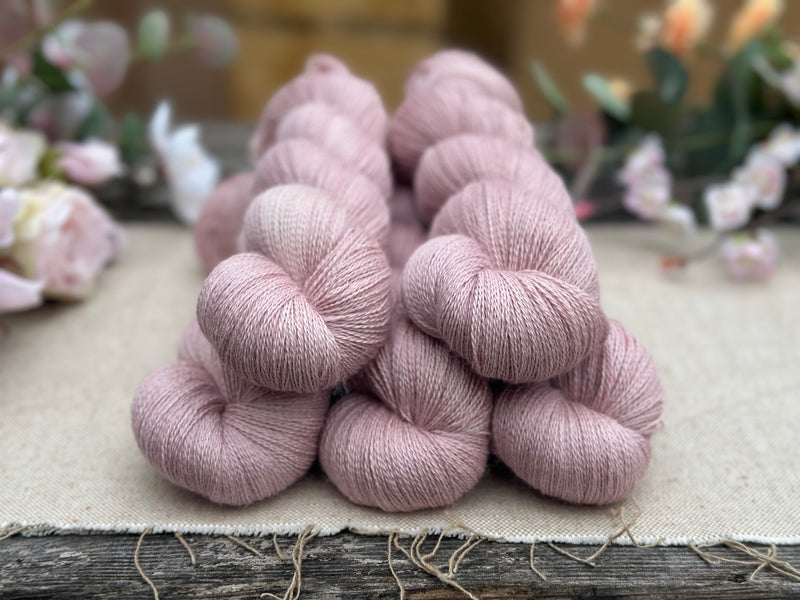 Askham Lace in Rambling Rose (dyelot 030725)