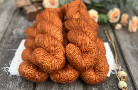 Brimham 4ply High Twist in Rust (Dyelot 180725)