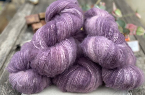 Brimham Fluff (lace) in Thunder (Dyelot 030725)