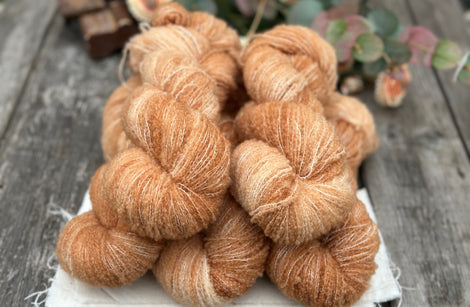 Brimham Boucle (lace) in Falling Leaves (Dyelot 170725)