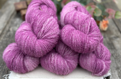 Brimham Boucle (lace) in Clematis (Dyelot 170725)