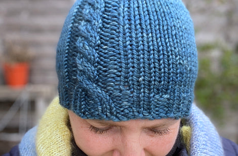 Brigg - chunky knitted hat pattern: Digital Download
