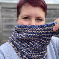Brampton - knitted cowl: A4 Printed Pattern