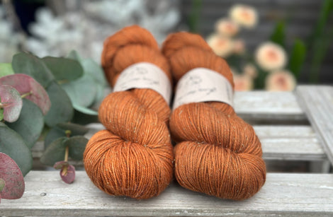 Rosedale 4ply in Rust (Dyelot 240825)