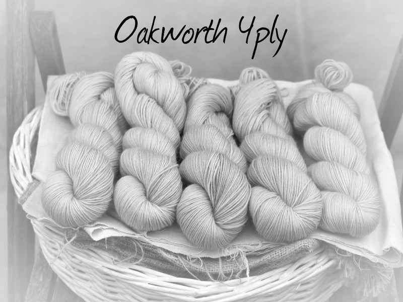Dyed-to-order sweater quantities - Oakworth 4ply (100% NZ polwarth) hand dyed to order
