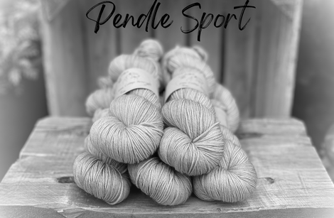 Dyed-to-order sweater quantities - Pendle Sport (100% superwash merino) hand dyed to order