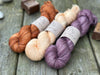 Three colour Keld Fingering weight yarn pack -1 (Peppy Scarf from Laine Magazine)