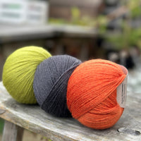 Three colour Milburn 4ply yarn pack -1 (300g)