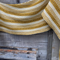 Cornhill Shawl knitting pattern: A5 printed pattern