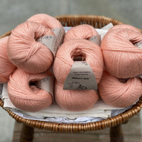Peachy orange yarn
