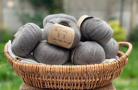 Grey yarn