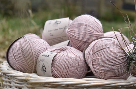 Milburn DK™ BFL/Silk in Althaea (Dyelot 2024B)