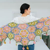 Floral Mandala Shawl by Jo Smith for Inside Crochet