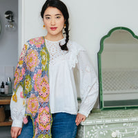 Floral Mandala Shawl by Jo Smith for Inside Crochet