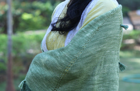 Pattern bundle: Four Seasons Collection of knitted shawls by Jayalakshmi