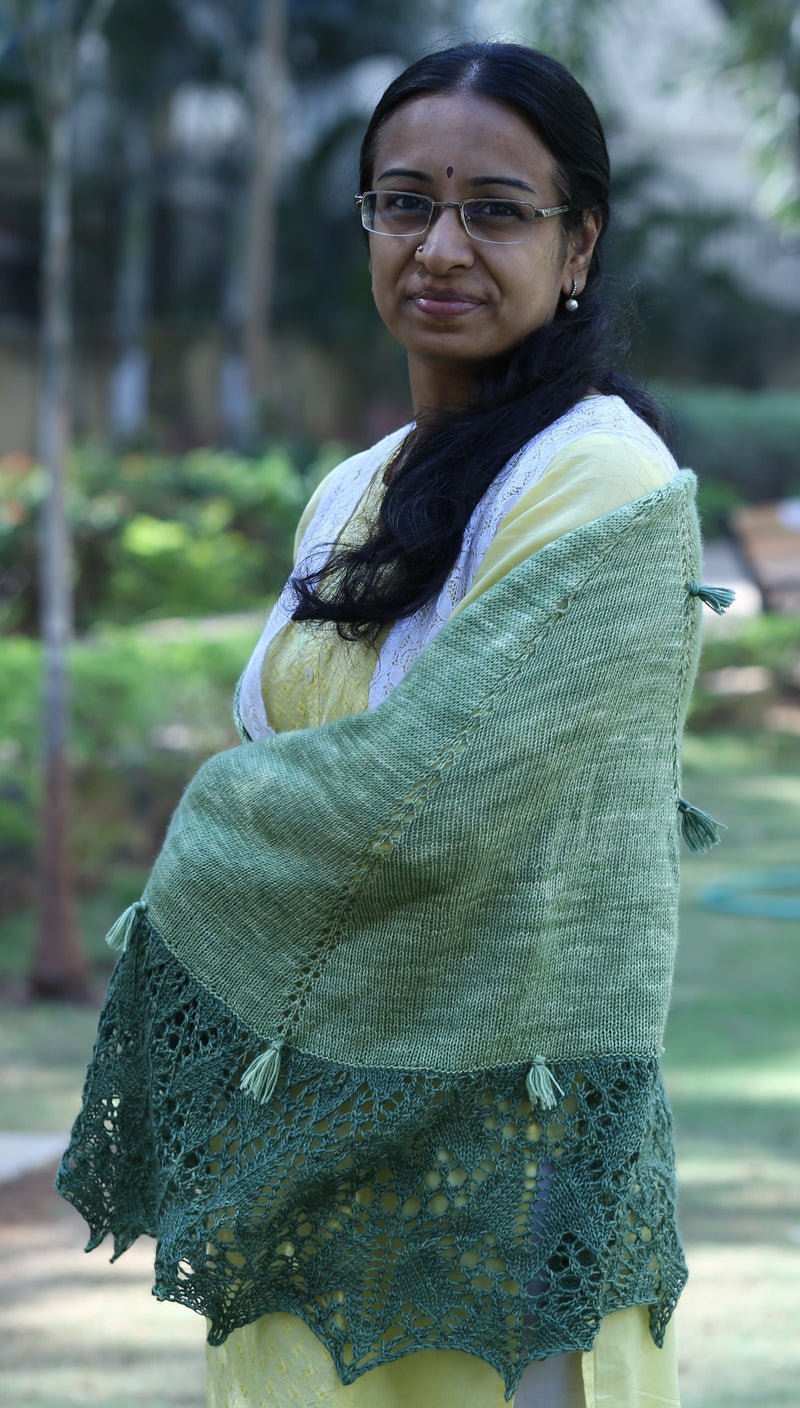 Pattern bundle: Four Seasons Collection of knitted shawls by Jayalakshmi