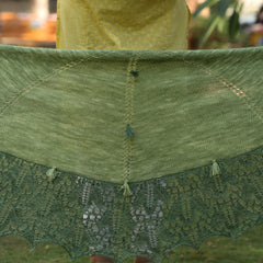 Echoing Green Shawl knitting pattern: Print Pattern