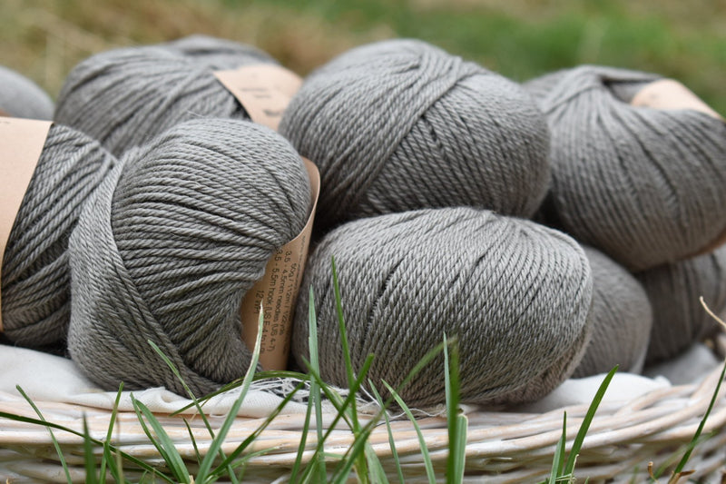 Milburn DK™ BFL/Silk in Steel (Dyelot 2025A)