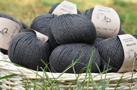 Milburn DK™ BFL/Silk in Charcoal (Dyelot 2023-A)