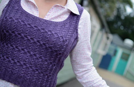 Colossus Vest knitting pattern: A4 print pattern