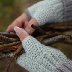 Caldbeck - crocheted fingerless mitts: A4 printed pattern