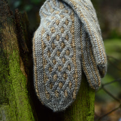 Brigantia - knitted mittens pattern: Digital Download