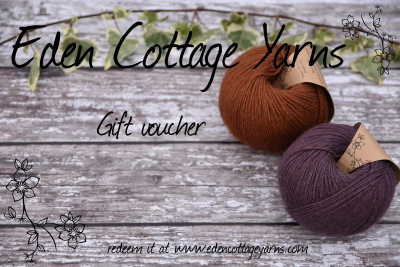 Eden Cottage Yarns digital Gift Voucher