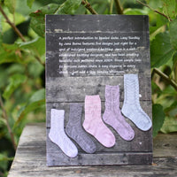 Lazy Sunday Socks by Jane Burns A5 print book of knitting patterns