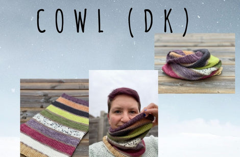 Lucky Dip Cowl knitting kit (DK)