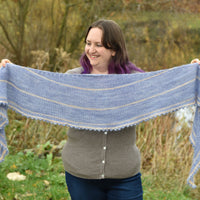 Laverton Shawl knitting pattern and add-on kit