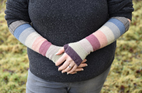 Collingham Mitts knitting pattern: Digital Download
