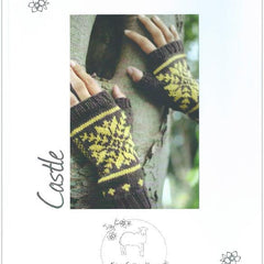 Castle Mitts knitting pattern: A4 Printed Pattern