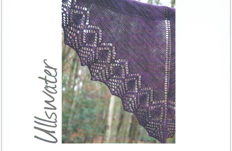 Ullswater Shawl knitting pattern: A5 Print Pattern