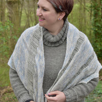 Riverside Walks Shawl knitting pattern: Digital Download